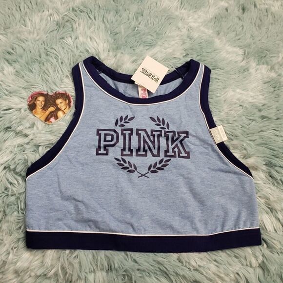 VS Racerback Sport Bra Green Aqua Crest Medium - Picture 3 of 6